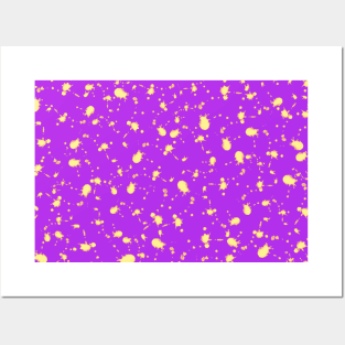 Purple pattern - dots Posters and Art